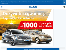 Tablet Screenshot of aaaauto.pl