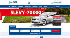 Desktop Screenshot of aaaauto.cz