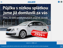 Tablet Screenshot of aaaauto.cz