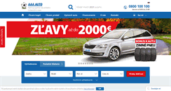 Desktop Screenshot of aaaauto.sk